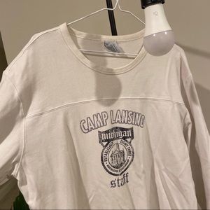 White longsleeve tee